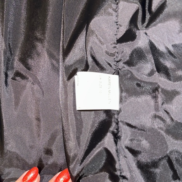 Karen millen Black Leather Jacket - Picture 4 of 5